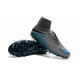 Chaussures football Nike Hypervenom Phantom II FG - Gris Bleu