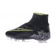 Nike Hypervenom Phantom 2 FG - Nouvelle Crampons de Foot Noir Vert