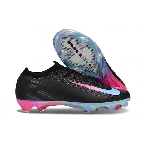 Crampons de Foot Nike Mercurial Vapor XVI Elite FG Noir Rose Bleu