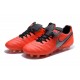 Chaussures de Football Cuir Kangourou Nike Tiempo Legend Vi FG - Orange Blanc