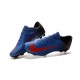 Chaussures football Nike Mercurial Vapor XI FG Homme Bleu Rouge