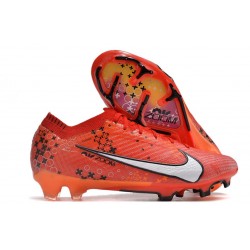 Chaussure Nike Mercurial Vapor 13 Elite FG Rouge Noir