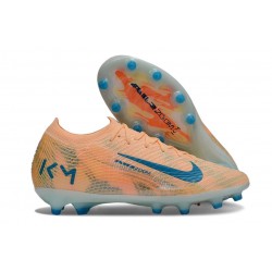 Crampons Nike Zoom Mercurial Vapor 16 Elite AG KM Orange Bleu