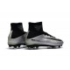 Chaussures Football Nouvelles Nike Mercurial Superfly V FG ACC -Argent Noir