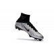 Chaussures Football Nouvelles Nike Mercurial Superfly V FG ACC -Argent Noir
