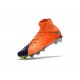 Chaussure de Football - Nike HyperVenom Phantom III DF FG Homme - Orange Bleu