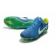 Nike Mercurial Vapor 11 FG ACC Crampon Football - Bleu Blanc
