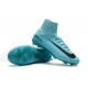 Nike Mercurial Superfly V FG Nouveaux Crampon de Foot - Bleu Noir
