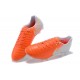 Chaussure Nike Tiempo Legend VII FG Cuir Kangourou - Orange Blanc