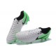 Chaussure Nike Tiempo Legend VII FG Cuir Kangourou - Blanc Vert