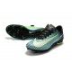 Nike Mercurial Vapor 11 FG ACC Crampon Football - Bleu Vert Blanc