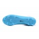 Nike Mercurial Superfly V FG Nouveaux Crampon de Foot - Blanc Bleu Noir