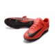 Nike Mercurial Vapor XI FG Homme Chaussures de Foot - Rouge Noir