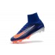 Nike Mercurial Superfly V Dynamic Fit FG Chaussure - Bleu Orange Blanc