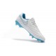 Chaussure Foot Nike Tiempo Legend 7 FG ACC - Blanc Bleu