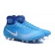 Chaussures football Nike Magista Obra II FG Bleu