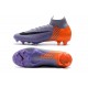 Nike Mercurial Superfly VI FG Crampons de Football - Violet Orange