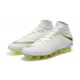 Nike Crampons de Foot HyperVenom Phantom 3 DF FG - Blanc Gris Volt