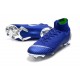 Nike Mercurial Superfly VI Elite FG Crampons de Foot - Bleu Argent