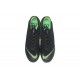 Nike Mercurial Vapor 12 Elite FG Crampons de Football Noir Vert