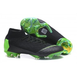 Nike Mercurial Superfly VI Elite FG Crampons de Foot - Noir Vert