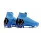 Nike Chaussures Mercurial Superfly 6 Elite FG - Bleu Noir