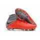 Nike Crampons de Foot HyperVenom Phantom 3 DF FG - Rouge Gris