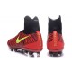 Nike Crampons de Foot Magista Obra 2 FG ACC Rouge Noir Jaune