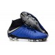 Nike Crampons de Foot HyperVenom Phantom 3 DF FG - Bleu Argent