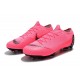 Crampons Nouvel Nike Mercurial Vapor 12 Elite FG - Rose Noir
