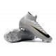 Crampons de Football Nike Mercurial Superfly VI Elite FG - Argent Noir
