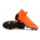 Nike Mercurial Superfly VI Elite SG-Pro AC Chaussures Orange Noir