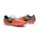 Nike Magista Opus FG ACC Chaussures de Football Argent Orange