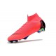 Crampons de Football Nike Mercurial Superfly VI Elite FG - Rose Noir