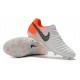 Nike Chaussure Foot Tiempo Legend 7 Elite FG - Blanc Orange Noir