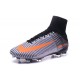 Chaussures de Foot Nike Mercurial Superfly V FG ACC Homme Blanc Noir Orange