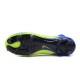Nike Mercurial Superfly 5 FG Nouvelle Crampons de Football Bleu Vert Noir