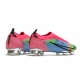Chaussures Nike Mercurial Vapor 14 Elite FG Bleu Rose Vert