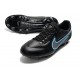 Crampons de Foot Nike Tiempo Legend 9 Elite FG Noir Gris Acier