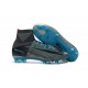 Chaussures Football Nouvelles Nike Mercurial Superfly V FG ACC - Gris Bleu Noir