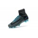 Chaussures Football Nouvelles Nike Mercurial Superfly V FG ACC - Gris Bleu Noir