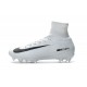 Chaussures Football Nouvelles Nike Mercurial Superfly V FG ACC - Blanc Noir